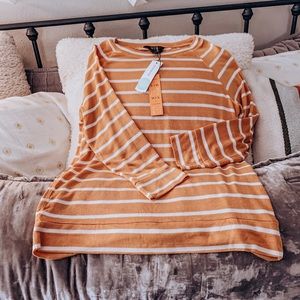 Mustard Striped Sweater